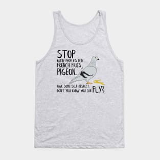 Stop Pidgeon - Tracy Morgan 30 Rock Quote Tank Top